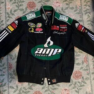 Vintage Nascar Dale Earnhardt Jr JH Design AMP Energy Racing Jacket Large 🖤